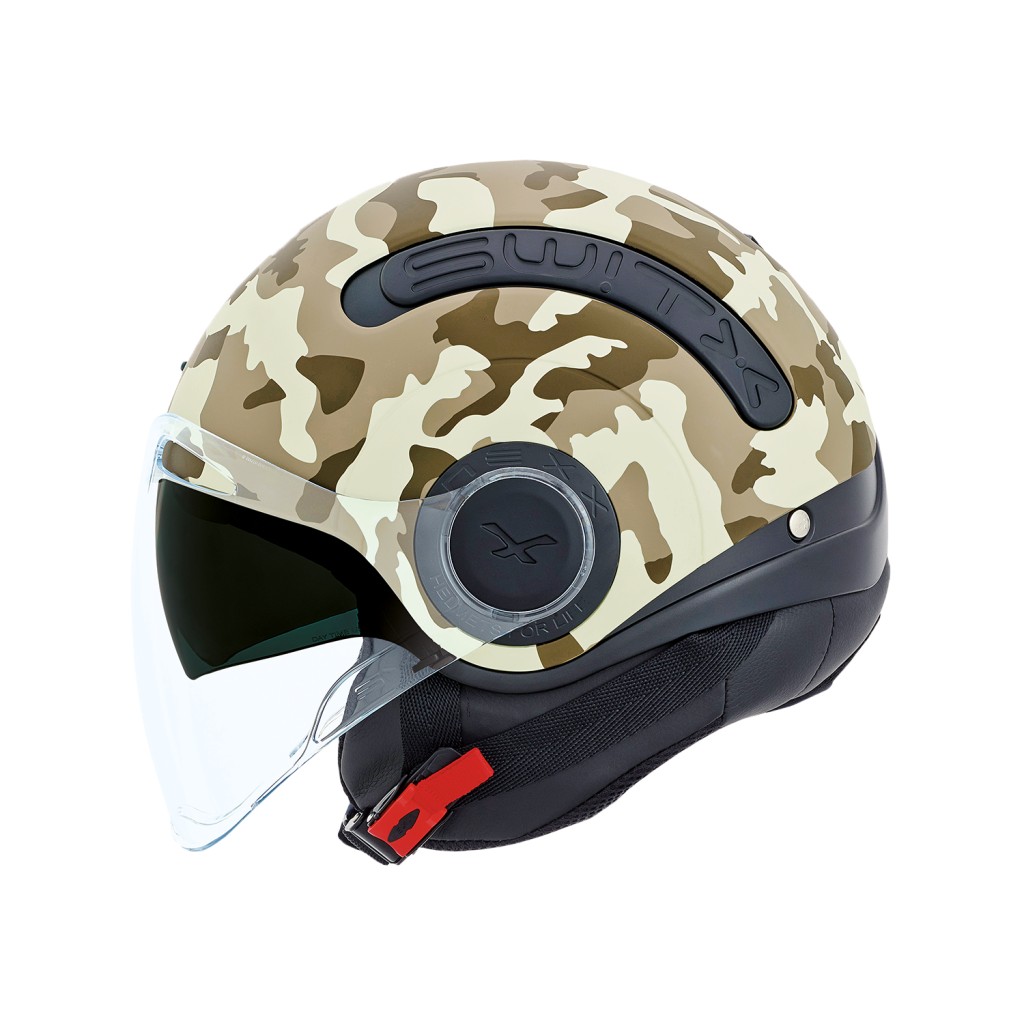 Casco jet moto scooter Nexx Sx10 Camo Military Green verde militare helmet casque