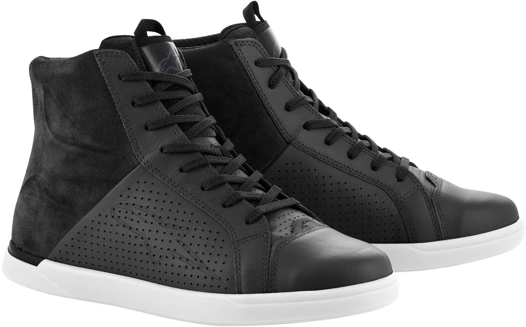 Scarpe moto estiva traforata Alpinestars Jam air black summer perforated shoes