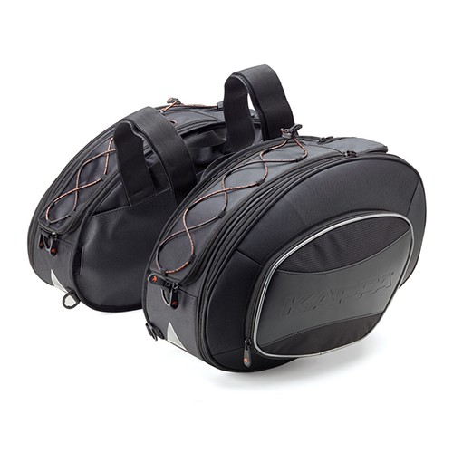 Borse Valigie laterali morbide moto universali 17-30 litri Kappa RA310 soft side bags