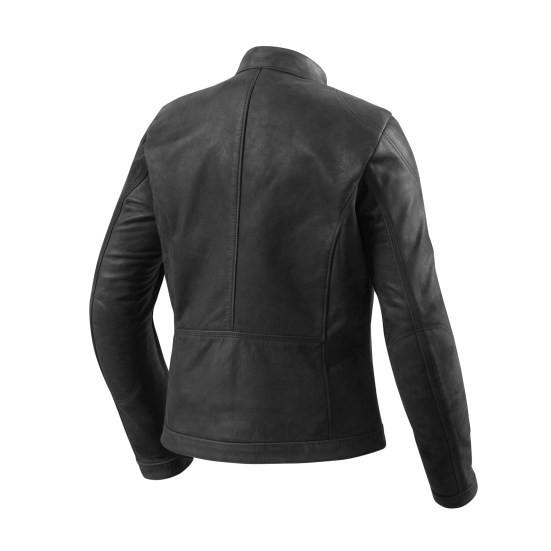 Giacca moto pelle donna Rev'it Rosa Ladies nero Black lady woman leather jacket
