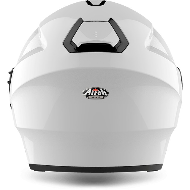Casco jet moto visiera lunga Airoh Hunter bianco white helmet casque