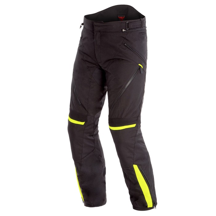Pantaloni moto impermeabile Dainese Tempest 2 D-dry nero giallo black fluo yellow waterproof pants