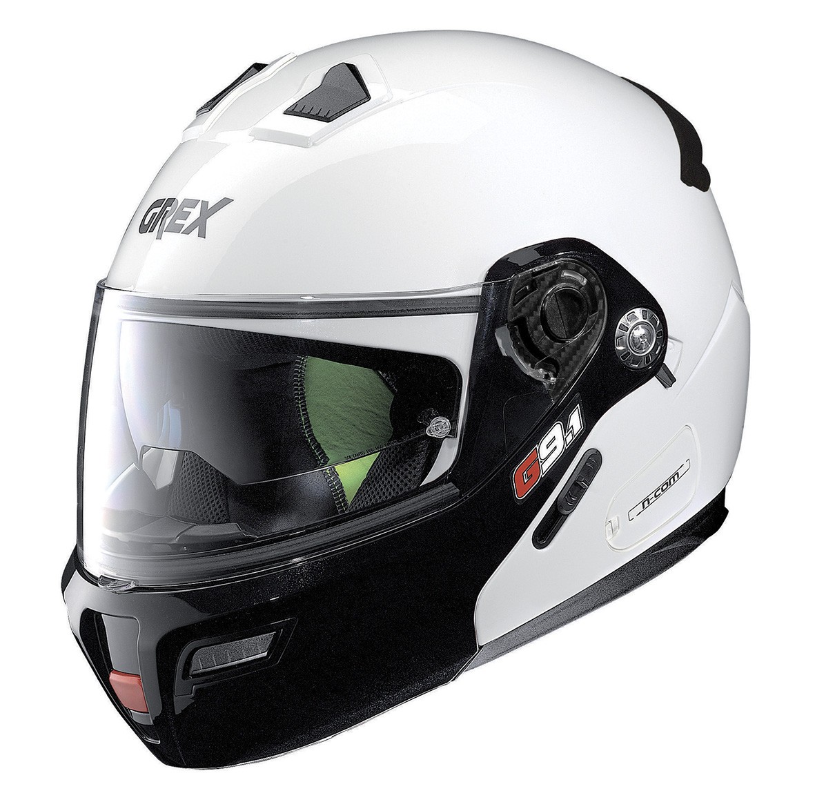 Casco modulare apribile moto Grex G9.1 Evolve Couple bianco nero metal white 20 flip up helmet casque