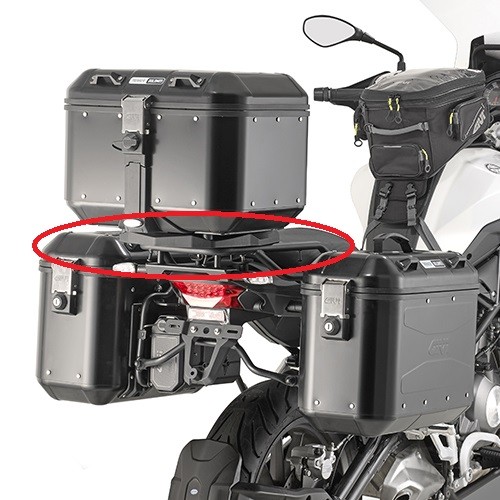 Piastra staffa porta bauletto monokey Benelli Trk502 rear rack top case
