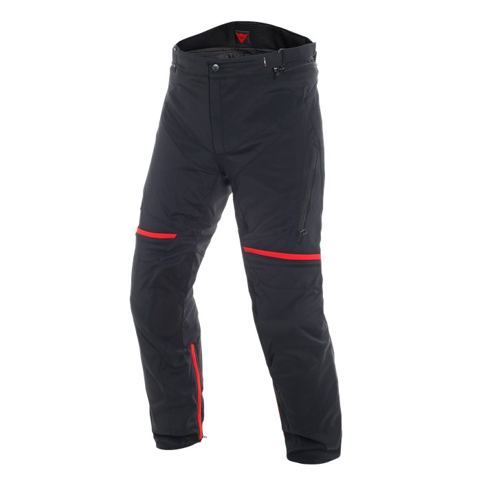 Pantaloni moto touring Dainese Carve Master 2 Goretex nero rosso black forest grey red trousers pants