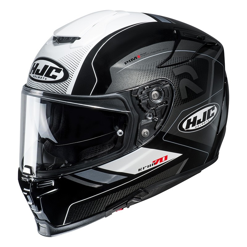 Casco Integrale moto fibra Hjc Rpha 70 Coptic nero grigio black silver Mc5 Helmet casque