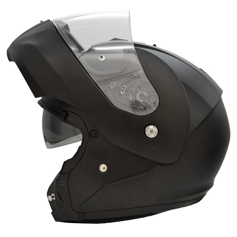 Casco modulare apribile Hjc C90 nero opaco matt black flip up helmet casque