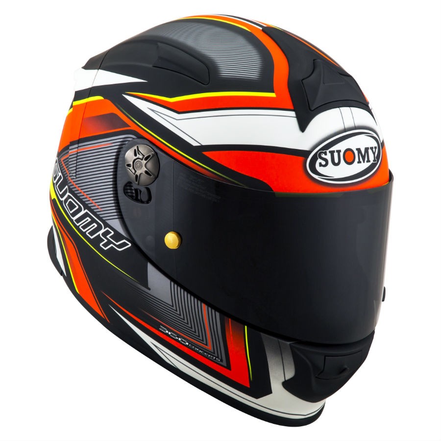 Casco integrale Suomy Sr Sport Engine black matt red
