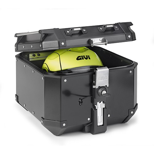 Top Case Valigia Monokey givi Obkn42b Trekker Outback Black Line alluminio nero 42 litri