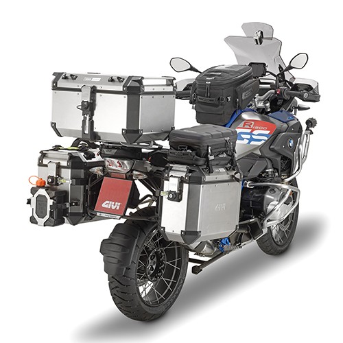Valigia laterale sinistra Givi Trekker Outback 48 lt alluminio OBKN48AL left moto side case