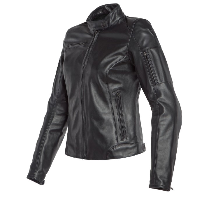 Giacca pelle donna moto Dainese Nikita 2 lady black ladies woman leather jacket