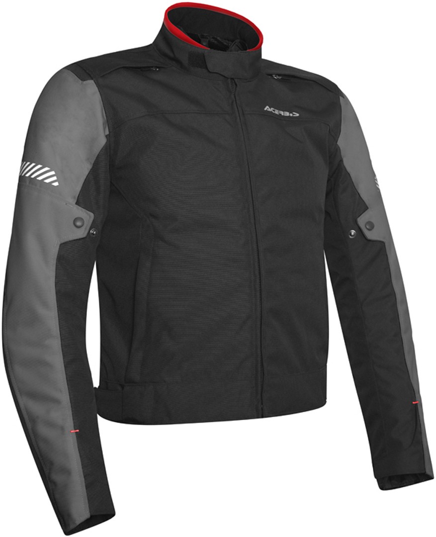 Giacca moto sport Acerbis Discovery Ghibly nero grigio black grey jacket