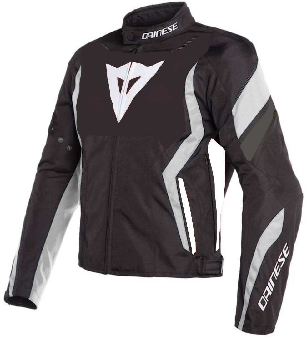 Giacca moto Dainese Edge Tex nero bianco black matt white ebony 76A jacket