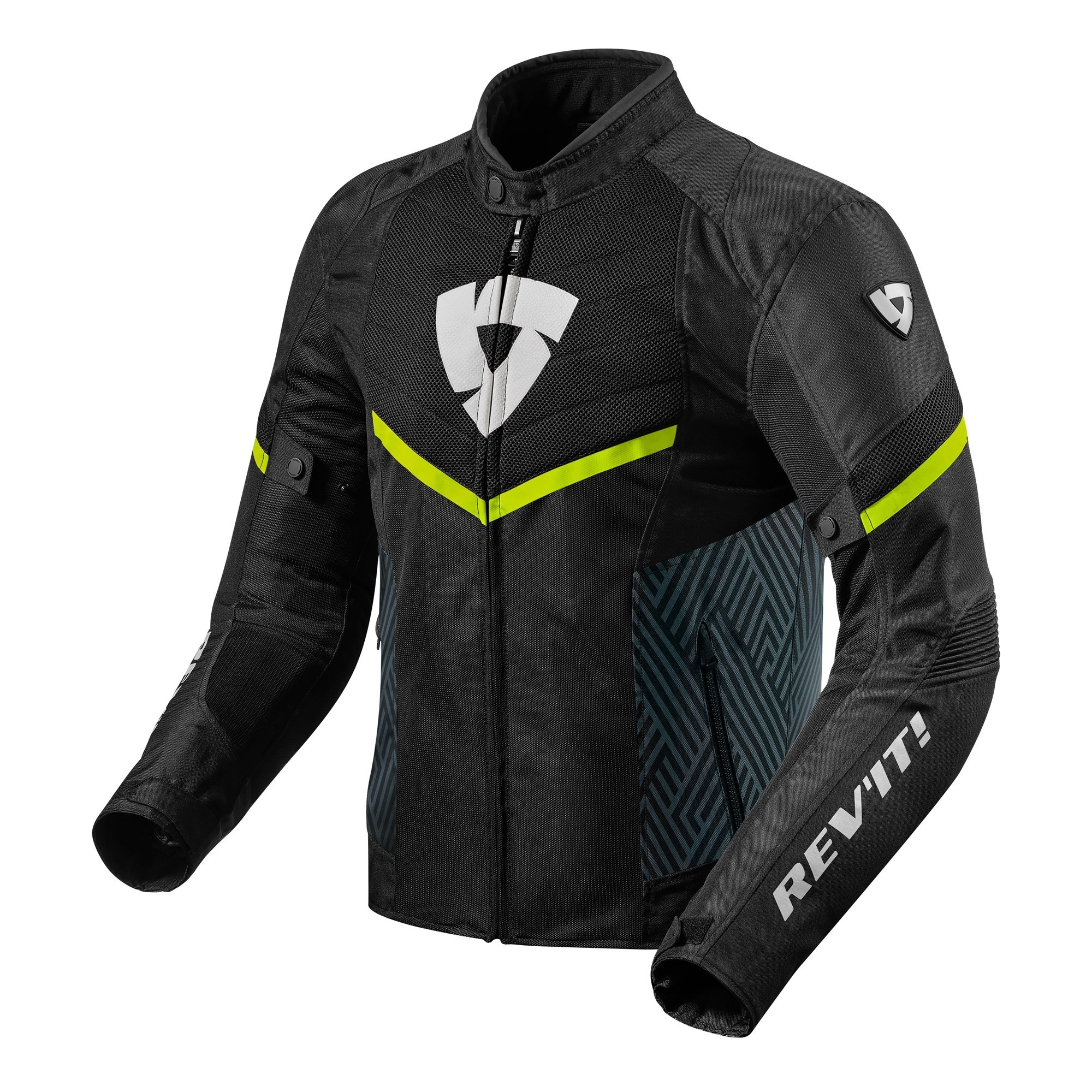 Giacca Revit Arc Air Black neon yellow
