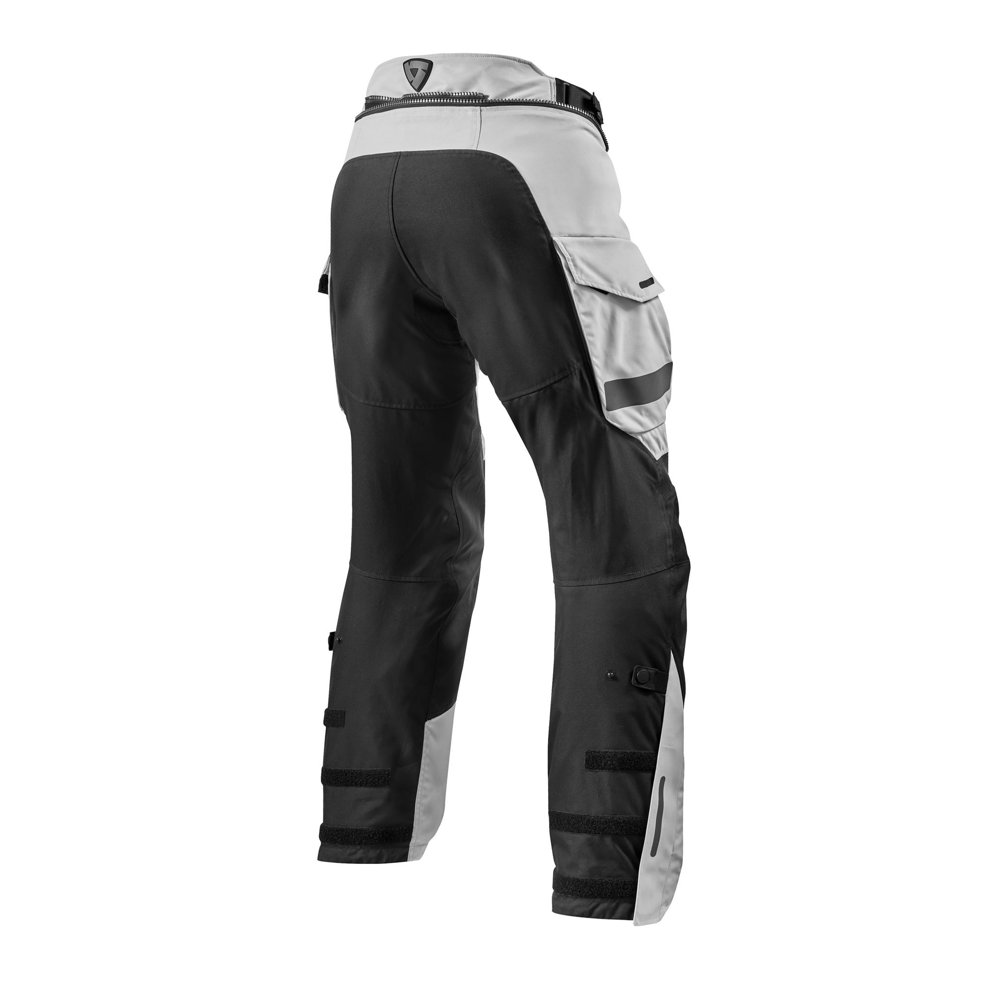 Pantaloni moto touring adventure 4 stagioni impermeabile Rev'it Offtrack nero grigio black silver 4 seasons waterproof pant
