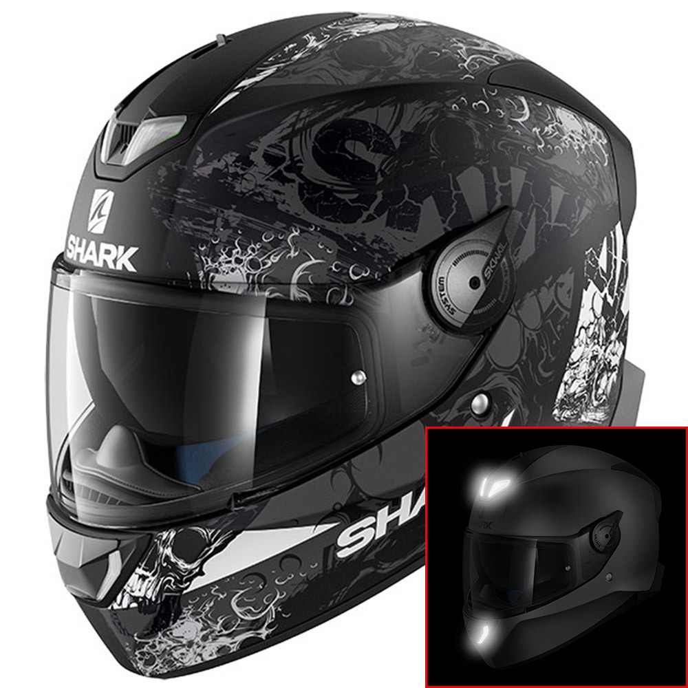 Casco integrale Shark Skwal 2 Nuk’hem black Antracite white
