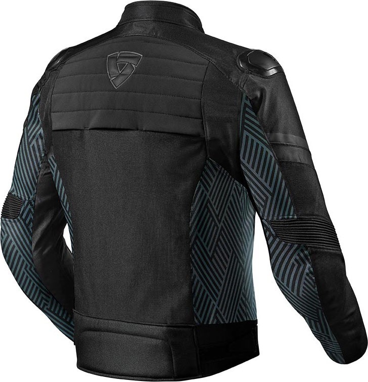 Giacca moto impermeabile sfoderabile Rev'it Arc H2o Nero black waterproof jacket
