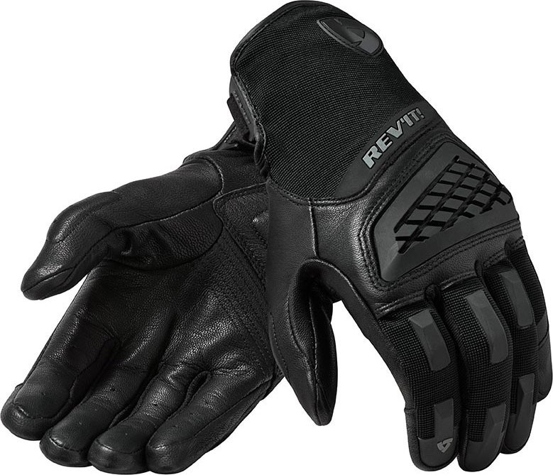Guanti moto estivi Rev'It Neutron 3 nero Black summer gloves