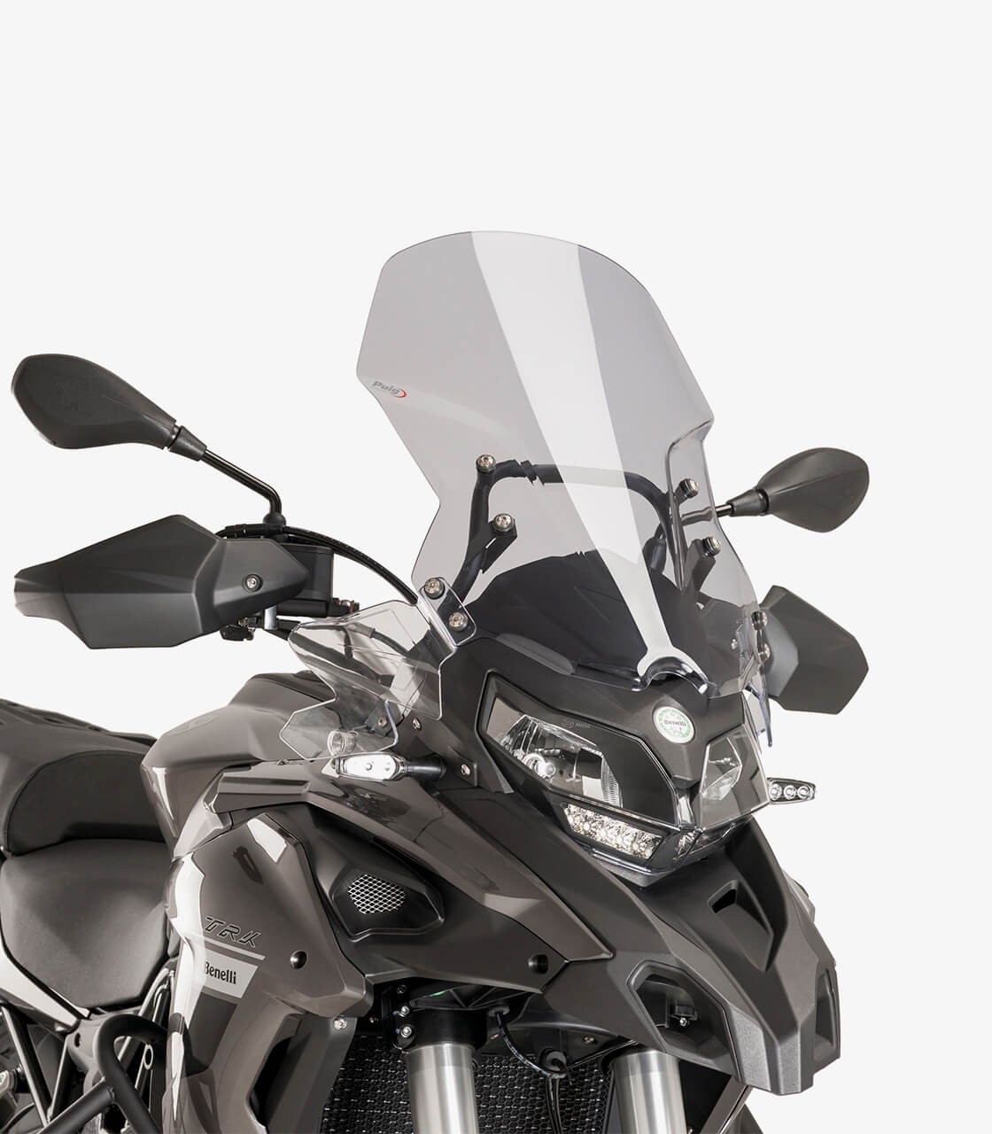 PUIG 9485H CUPOLINO TOURING BENELLI TRK 502 2016-2019 FUME' CHIARO windshield windscreen light smoke 