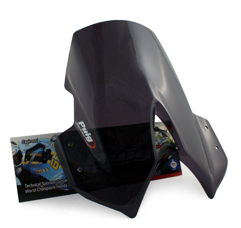 Cupolino Fairing Touring Aprilia Dorsoduro 900 2017-2019 fumè scuro Puig 4947f windshield windscreen dark smoke
