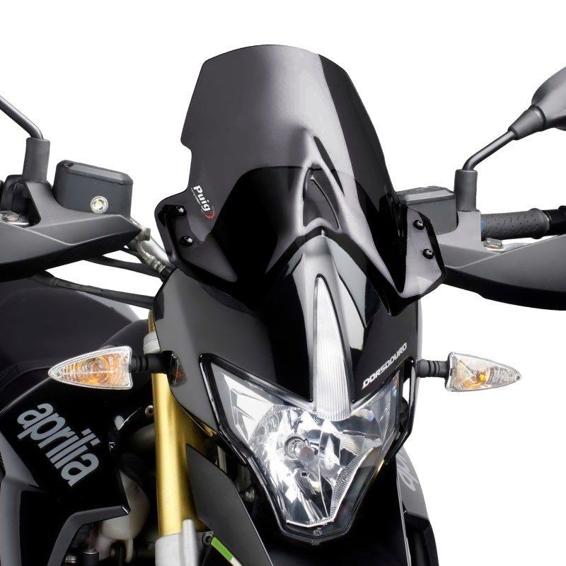 Cupolino Fairing Touring Aprilia Dorsoduro 900 2017-2019 fumè scuro Puig 4947f windshield windscreen dark smoke 