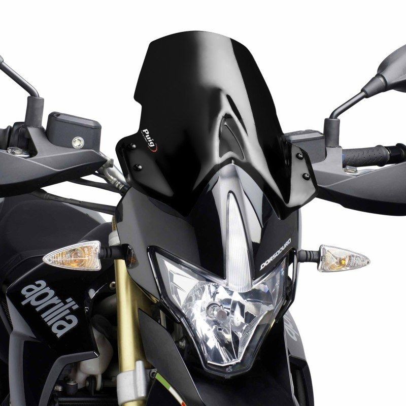 Cupolino Fairing Touring Aprilia Dorsoduro 900 2017-2019 nero Puig 4947n windshield windscreen black 
