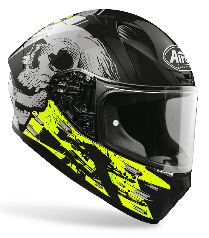 Casco integrale Airoh Valor Akuna yellow gloss helmet casque