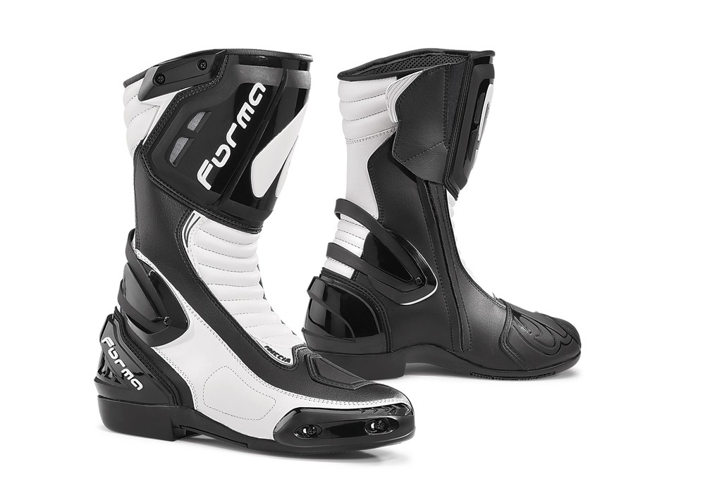 Stivali racing Forma Freccia black white boots