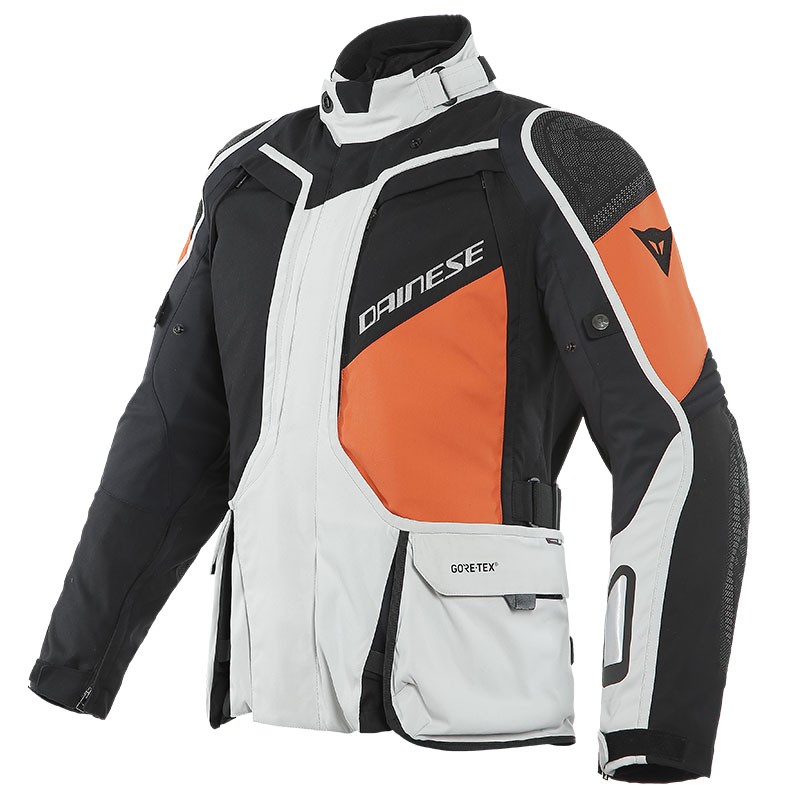 Dainese D-Explorer 2 gore-tex glacier gray orange arancione Giacca uomo moto touring adventure four seasons man jacket
