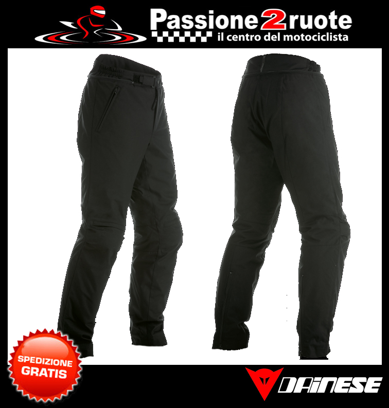 Pantalone moto Dainese Amsterdam D-Dry Nero black trouser