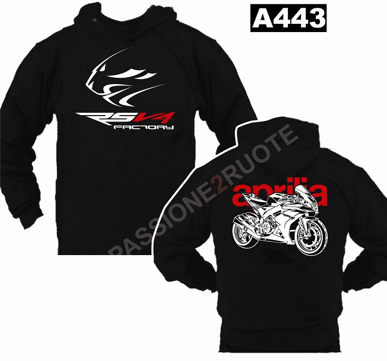 Felpa personalizzata Aprilia RSV4 Hoodie Sweatshirt