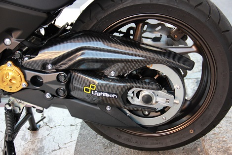 Copricinghia Carbonio Yamaha T-Max 530 (dal 12) Lightech CARY4612