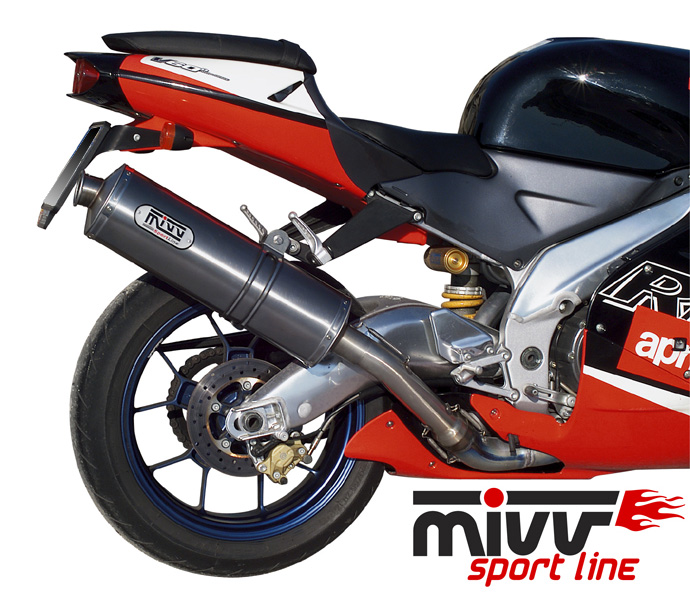 Scarichi Mivv Oval Classic Titanio Aprilia RSV 1000 (98-03) – A.001.LN