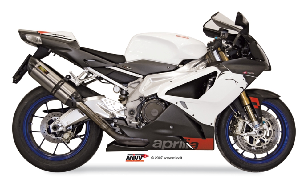 Scarichi Mivv Suono Steel Inox Aprilia RSV 1000 (04-08) / Tuono (06-10) 2 slip-on – A.004.L7