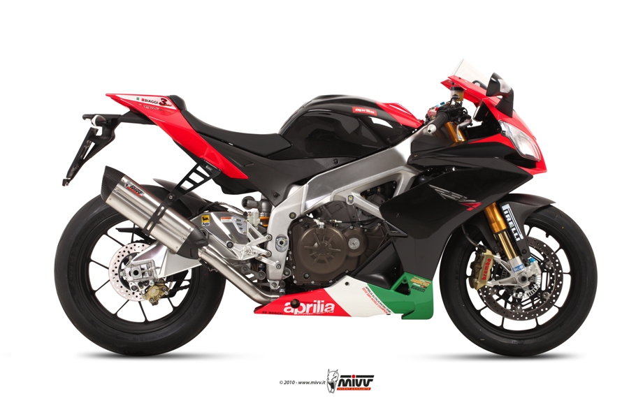 Scarichi Mivv Suono Steel Inox Aprilia RSV4 APRC (dal 11) / Tuono V4 APRC (dal 11) slip-on – A.009.L7