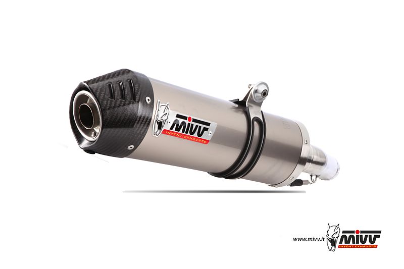 Scarichi Mivv Oval Carbon Cap Titanio slip-on BMW K1300 R/S – B.010.LNC