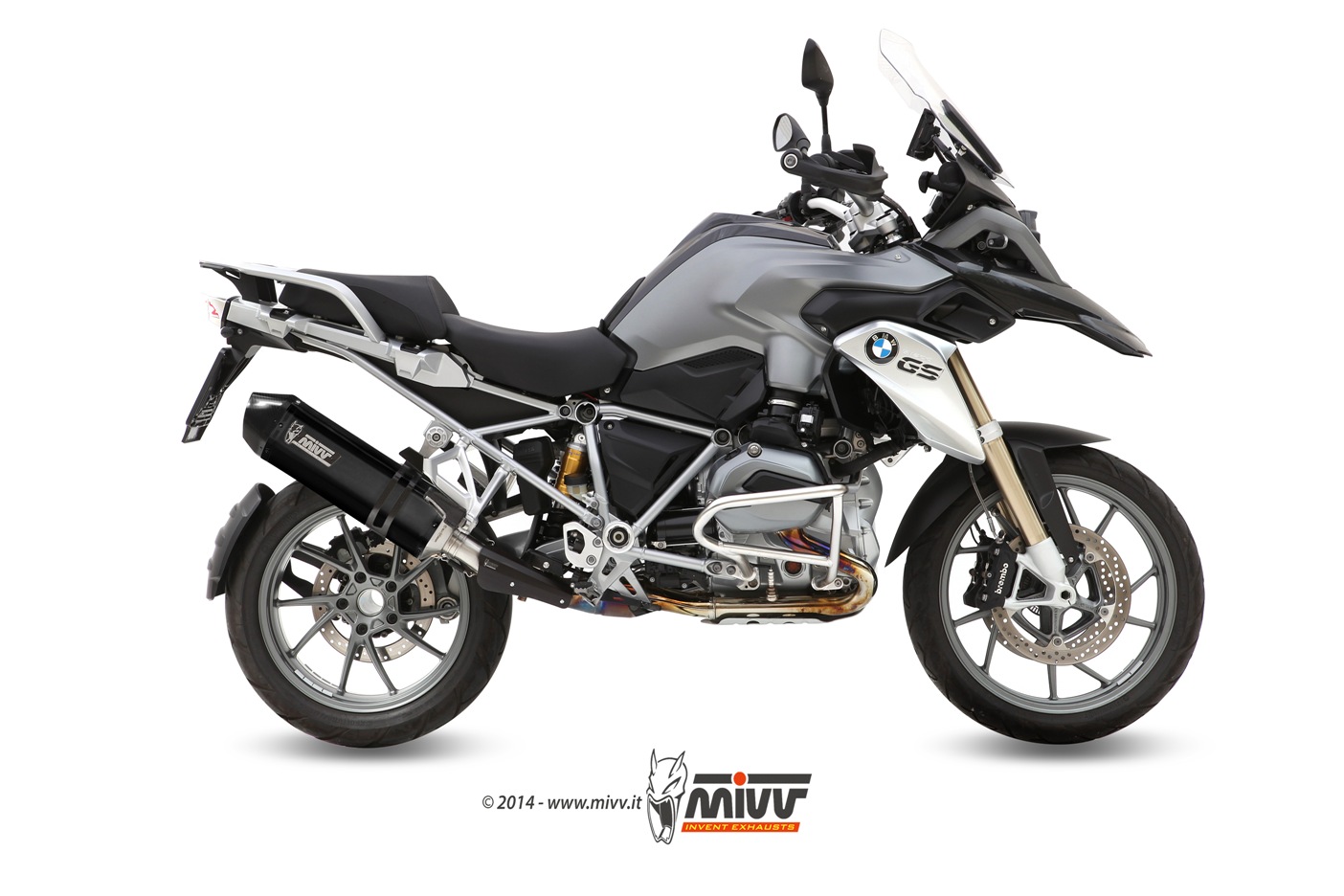 Scarichi Mivv Speed Edge Steel Black BMW R1200 GS (dal 13) – B.016.LRB