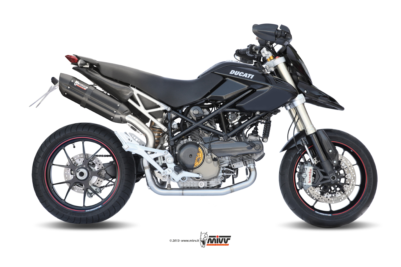 Scarichi Mivv Suono Steel Black Inox Ducati Hypermotard 1100 – D.022.L9
