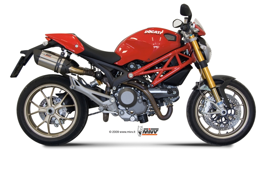 Scarichi Mivv Suono Steel Inox Ducati Monster 1100 - D.025.L7