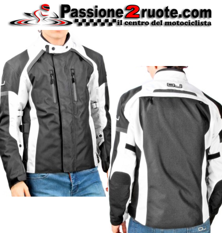 Giacca moto Oj Unstoppable Man White jakcet