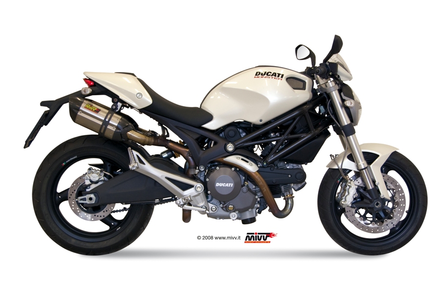 Scarichi Mivv Suono Steel Inox Ducati Monster 696 - D.023.L7