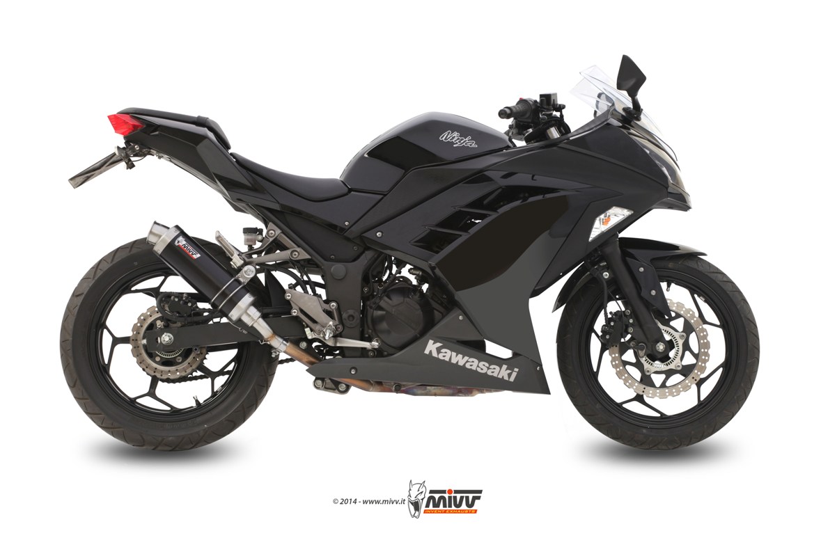 Scarico Mivv Gp Steel Black Kawasaki Ninja 300 – K.038.LXB