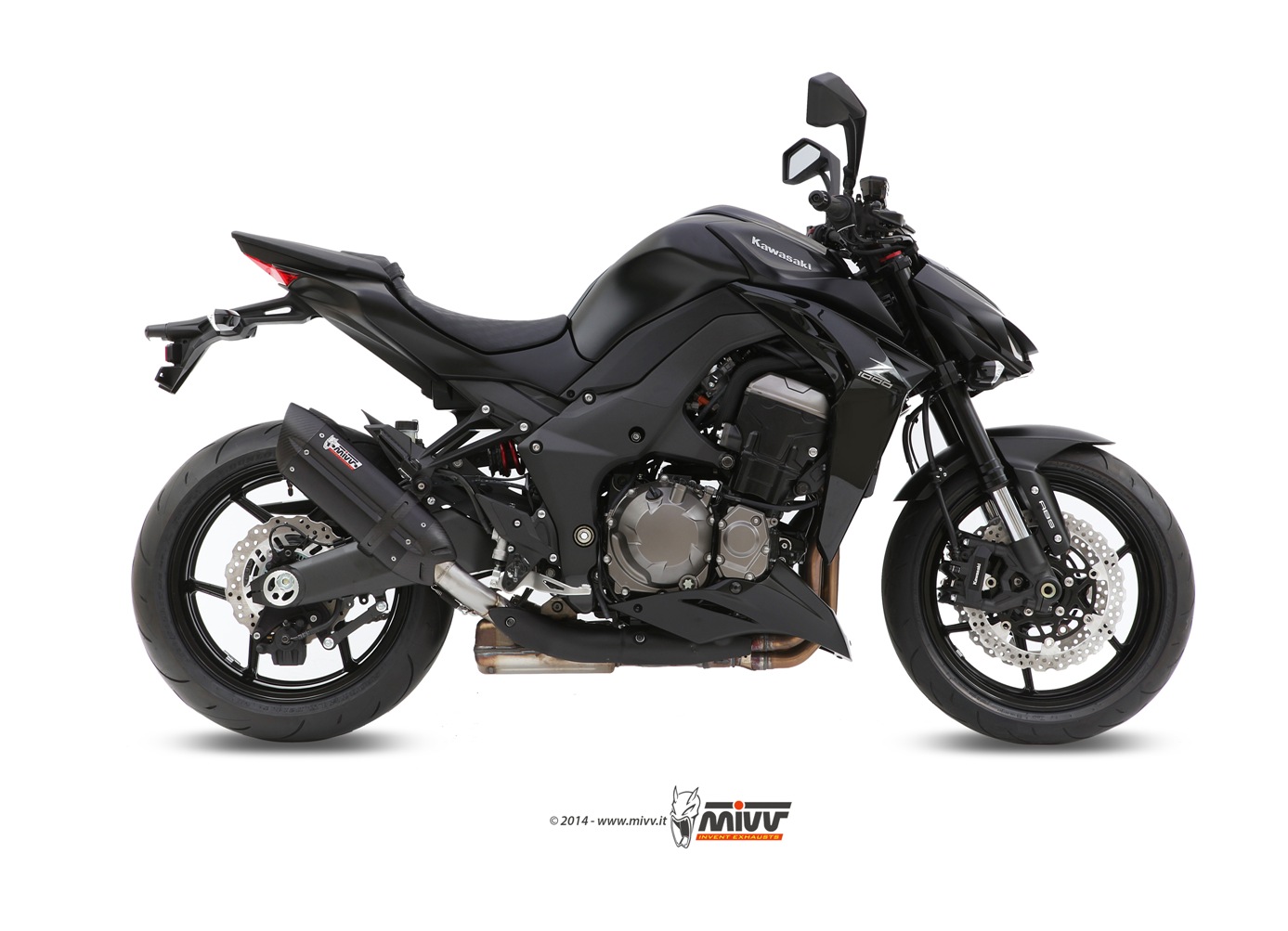 Scarichi Mivv Suono Steel Black Inox Kawasaki Z1000 (dal 14) – K.039.L9