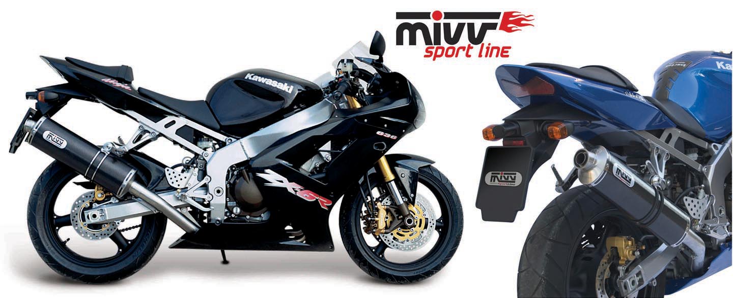 Scarico Mivv Oval Carbonio Kawasaki ZX-6R 636 (03-04) – K.009.L3