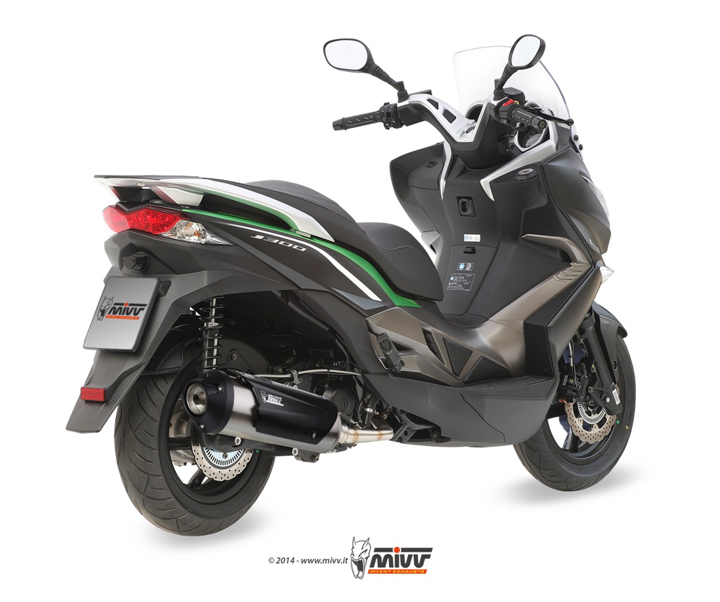 Impianto Scarico Completo Mivv Urban Kawasaki J300 - C.KY.0016.B