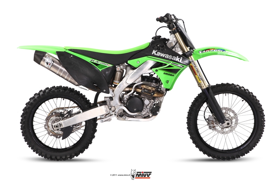 Mivv Impianto Scarico Completo Stronger Inox Carbon Cap Kawasaki KX 250 F (09-10) – M.KA.015.SXC.F
