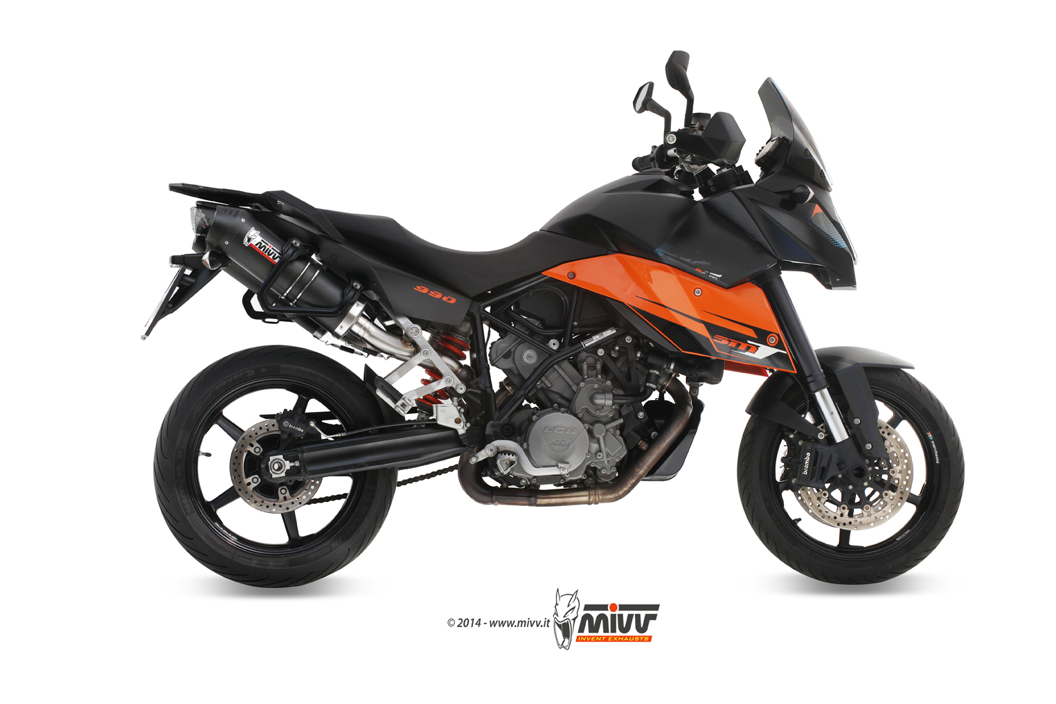 Scarichi Mivv Oval Carbon Cap Carbonio KTM 990 Supermoto – KT.013.L3C