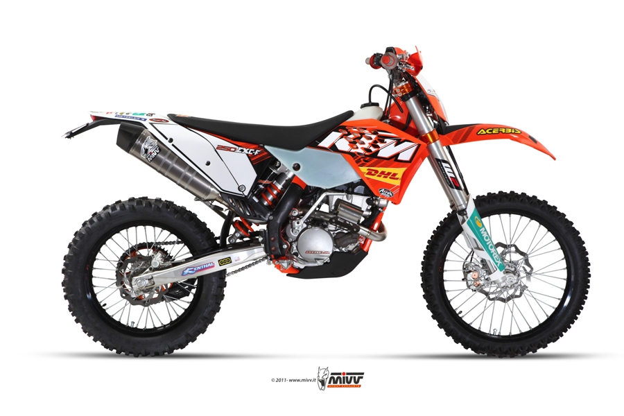 Mivv Impianto Scarico Completo Stronger Inox Carbon Cap KTM EXC 250 F (2011) – M.KT.026.LXC.F