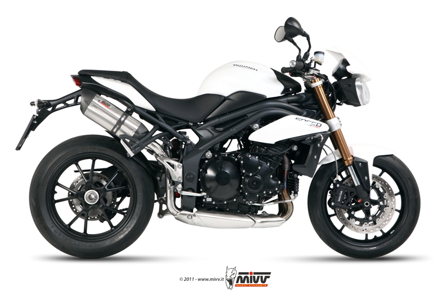 Scarichi Mivv Suono Steel Inox Passaggio Alto Triumph Speed Triple (dal 11) – AT.012.L7