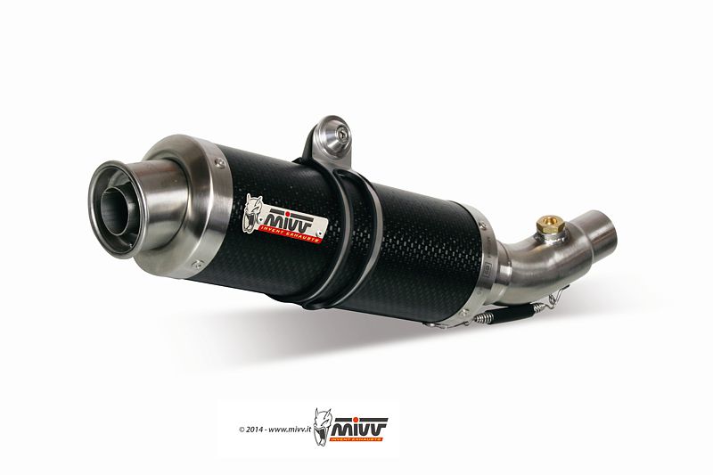 Impianto Scarico Completo Mivv Gp Carbonio Yamaha MT-07 – Y.045.L2S